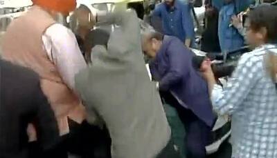 WATCH: BJP MLA OP Sharma, supporters thrash a man 'shouting Pakistan Zindabad' slogans