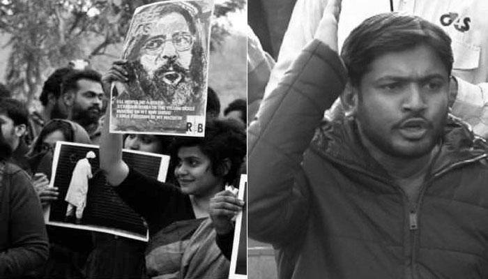 JNUSU prez Kanhaiya Kumar spews venom against Modi govt, RSS - Watch video