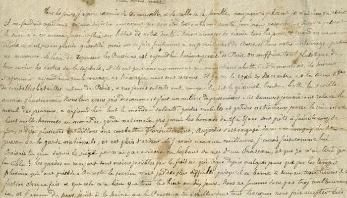 Australian museum showcases 1870 Paris 'balloon' letter