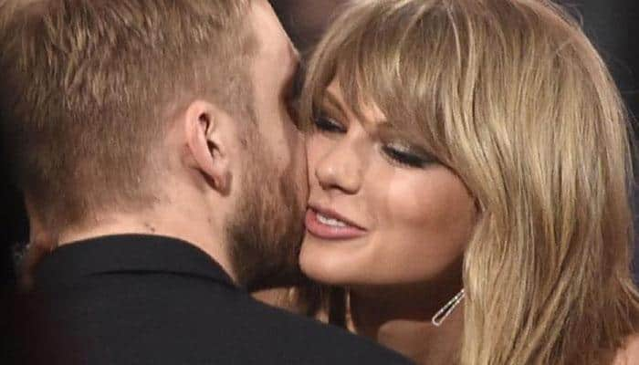 Calvin Harris congratulates &#039;beautiful girlfriend&#039; Taylor Swift