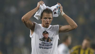Vladimir Putin T-shirt lands Moscow midfielder in trouble