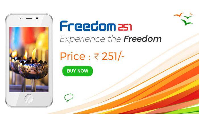 Booking for Freedom 251 smartphone paused; online services to resume within 24 hours