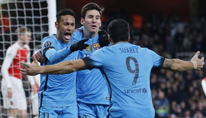 Champions League: Masterful Lionel Messi​&#039;s late double sinks Arsenal