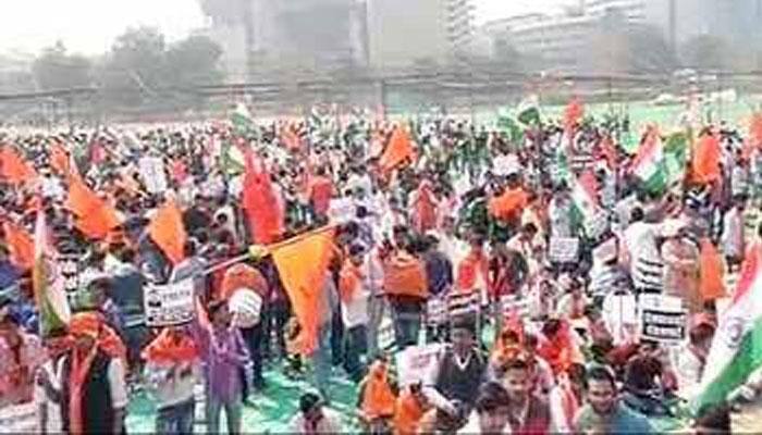 JNU row: ABVP stages protest march from Ramlila Maidan to Jantar Mantar against 'anti-national' slogans