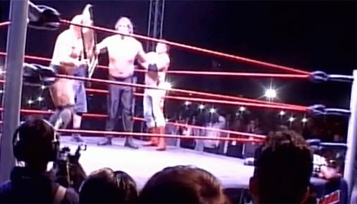 WATCH Full Video: How three wrestlers smashed &#039;The Great Khali&#039; with chair, punches