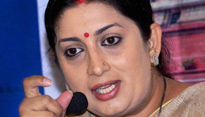 JNU row: Cong to move privilege motion against Smriti Irani for misleading Parliament