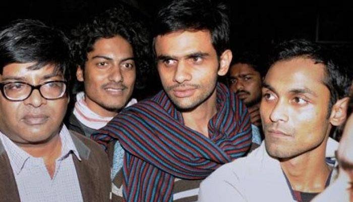 JNU row: Umar Khalid, Anirban Bhattacharya's police custody extended by one day