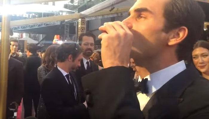 VIDEO: Roger Federer takes tequila shot at Oscars, vows to become World No. 1 again