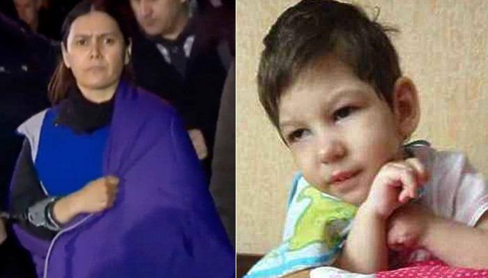 Moscow 'woman in black' severed child's head with kitchen knife; husband's infidelity 'made her mad'