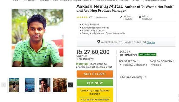 This IIT graduate put himself on 'sale' on Flipkart to land a job with e-commerce giant