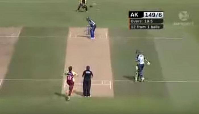 VIDEO: 12 runs needed off 1 ball...and the team gets it!