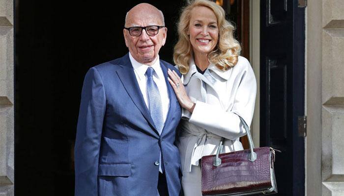 84-year old Rupert Murdoch marries former model Jerry Hall