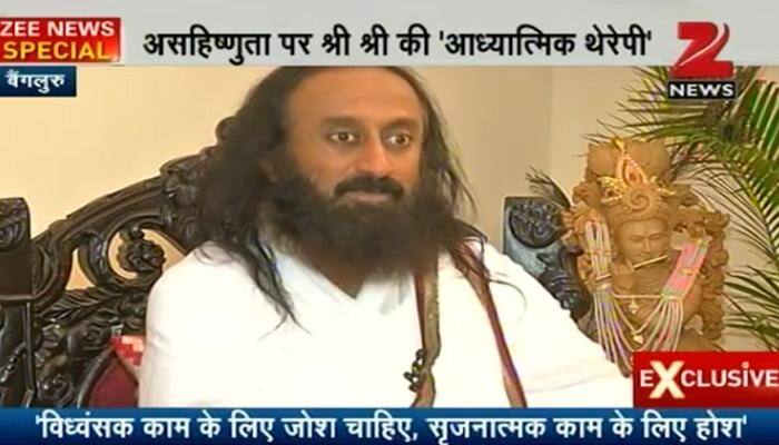 Sri Sri Ravi Shankar says tolerance is in India's DNA, those returning 'Awards' maligning country's image