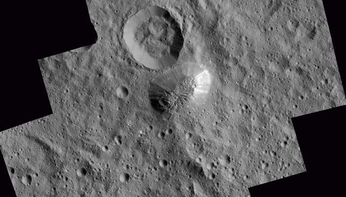 Dawn's one year at Ceres: A mysterious mountain on dwarf planet!