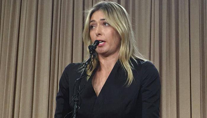 WATCH: Five-time Grand Slam champion Maria Sharapova reveals she failed a drugs test