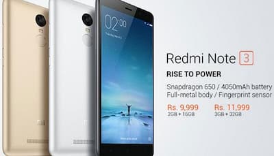Xiaomi Redmi Note 3 next flash sale on March 16, registration begins