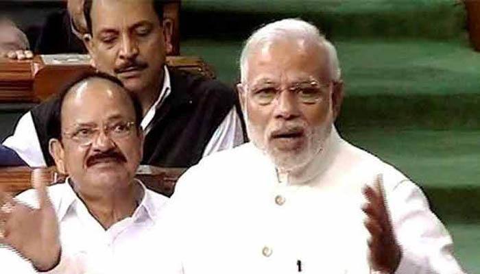 PM Modi seeks Opposition&#039;s support, but attacks Congress in Rajya Sabha