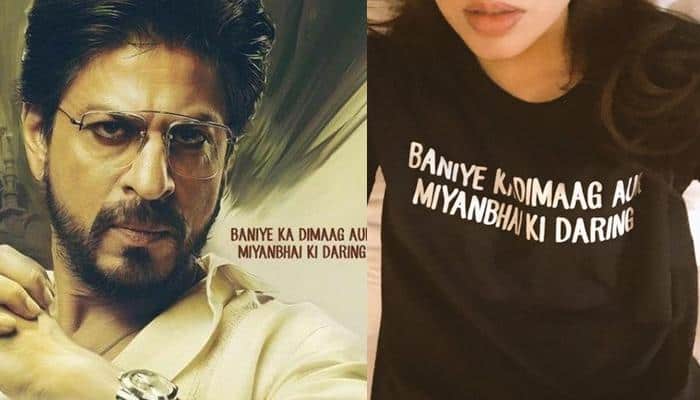 'Raees' diaries: Shah Rukh Khan wants the t-shirt Mahira Khan is wearing!