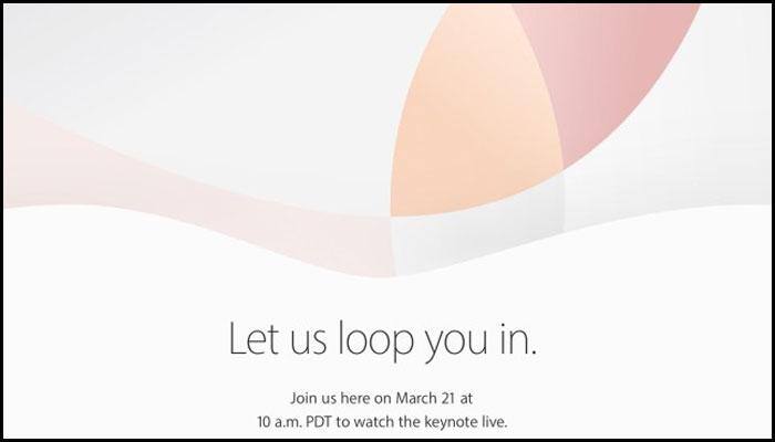 Apple sends out invite for March 21 event; likely to unveil iPhone SE