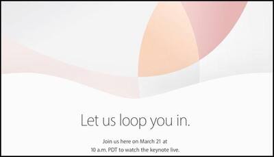 Apple sends out invite for March 21 event; likely to unveil iPhone SE