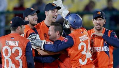 World T20: Netherlands beat Ireland by 12 runs in rain truncated match