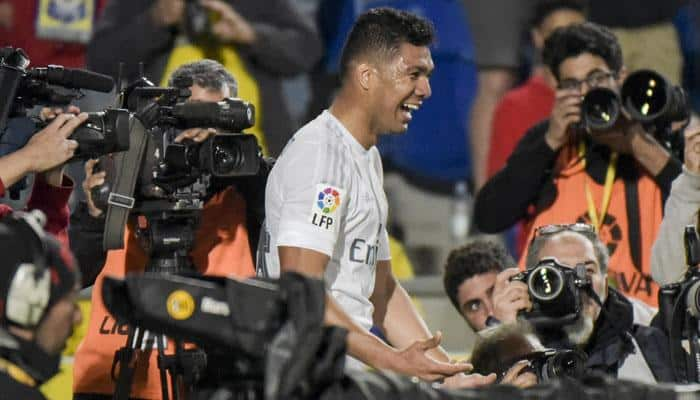 La Liga 2015-16: Casemiro saves Real Madrid blushes to down Las Palmas 