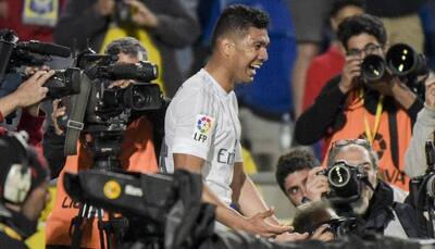 La Liga 2015-16: Casemiro saves Real Madrid blushes to down Las Palmas 