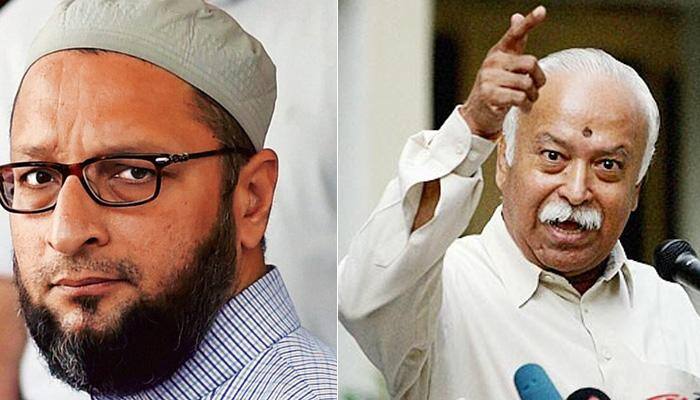 Won't chant 'Bharat Mata ki Jai', Asaduddin Owaisi tells Mohan Bhagwat; Shiv Sena says go to Pakistan​ (video inside)