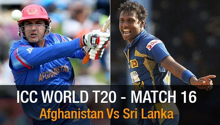 ICC World Twenty20: Sri Lanka vs Afghanistan - As it happened...