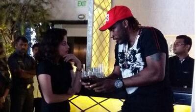 PHOTOS: Chris Gayle parties with Sneha Ullal after ton against England in ICC World Twenty20