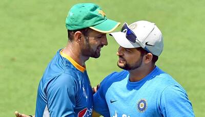 ICC World T20: Ahead of Indo-Pak clash at Eden Gardens, Suresh Raina, Shoaib Malik show great camaraderie