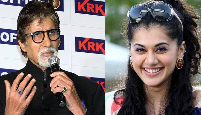 Taapsee Pannu not a newcomer: Amitabh Bachchan