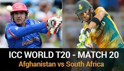 ICC World Twenty20, Match 20: South Africa vs Afghanistan - As it happened...