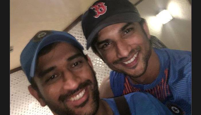 When reel &#039;MS Dhoni&#039; Sushant Singh Rajput partied with real Mahendra Singh Dhoni post India&#039;s win – See pic
