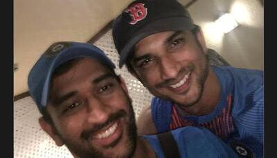 When reel 'MS Dhoni' Sushant Singh Rajput partied with real Mahendra Singh Dhoni post India's win – See pic