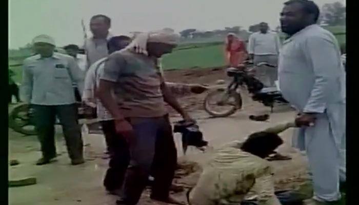 DISTURBING VIDEO: Defeated panchayat poll candidate vents anger on voter, thrashes him mercilessly 