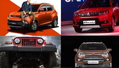 Five SUVs in India below Rs 10 lakh