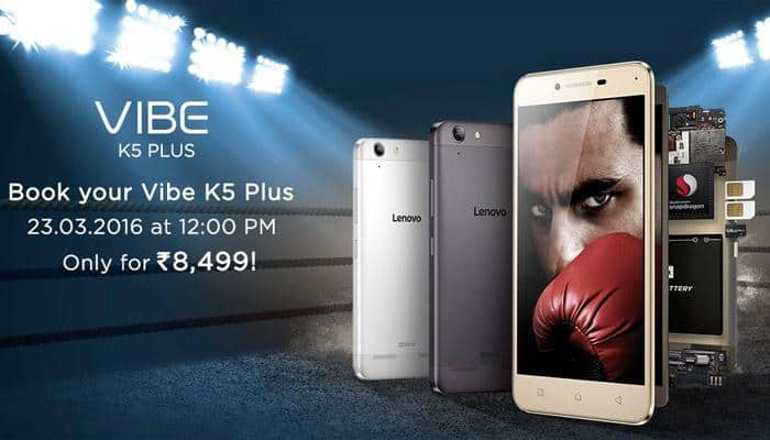 Lenovo Vibe K5 Plus open sale begins on Flipkart; buy it at Rs 8,499