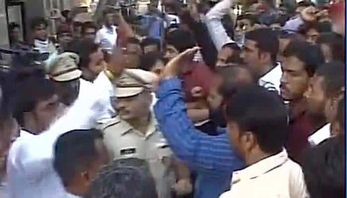 NCP MLA manhandled as his party workers, ABVP supporters clash at Fergusson College