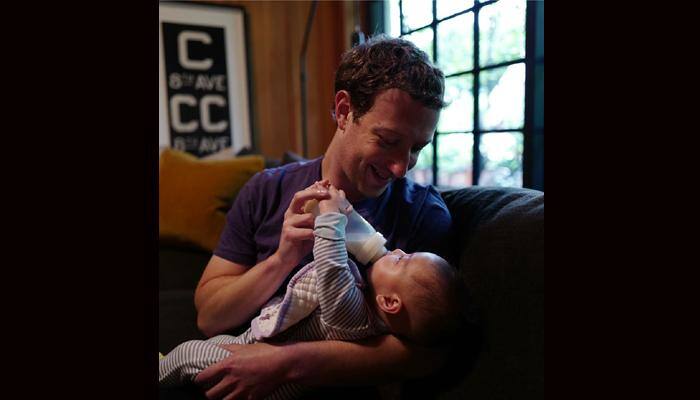  Awwdorable! Mark Zuckerberg feeds baby Max- See pic
