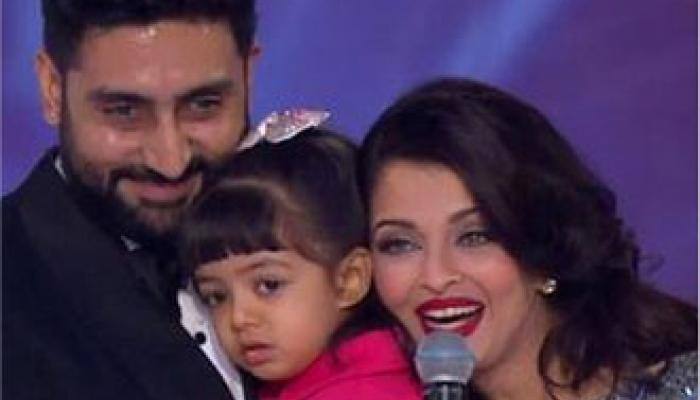 Photo alert! Here is how Abhishek, Aishwarya &amp; Aaradhya celebrated Holi