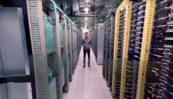 Watch: Take a 360-degree tour inside gigantic Google data centre!