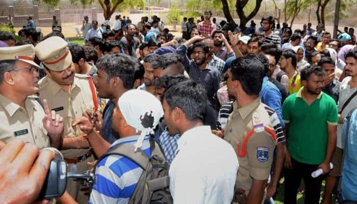 &#039;Hyderabad Police beat up HCU students, threatened girls with rape&#039;