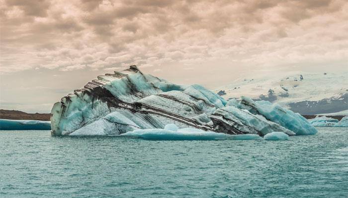 Global warming hits Arctic sea ice wintertime extent