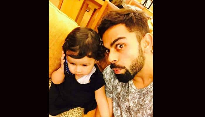 Ziva&#039;s cutest pic: When Virat Kohli spent time with Mahendra Singh Dhoni&#039;s adorable daughter!