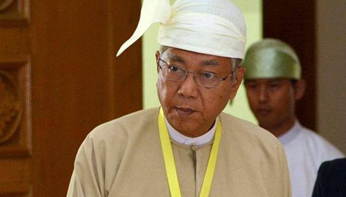 Suu Kyi aide sworn in as Myanmar President in historic power shift