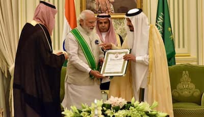 PM Modi conferred Saudi Arabia's highest civilian honour - Watch