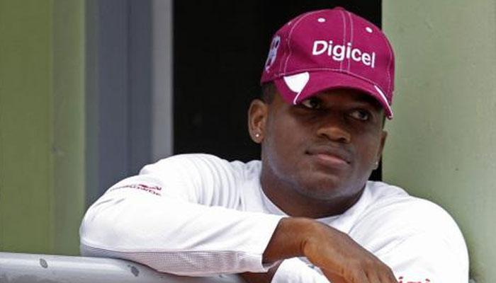 WATCH: With spikes on table, Marlon Samuels chills out in post-match conference WATCH: With spikes on table, Marlon Samuels chills out in post-match conference