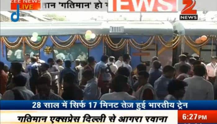 Delhi-Agra Gatimaan Express: India's fastest train flagged off by Suresh Prabhu - know fare, timings