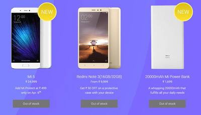 Xiaomi Mi 5, Redmi Note 3, Mi Power Bank sold out at Mi Festival